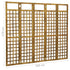 Rustika Rowe -  5Panel Room Divider/Trellis Solid Acacia Wood 200x170 cm